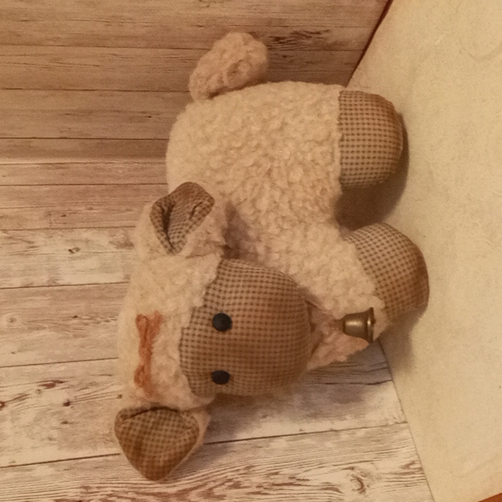 Hand Crafted Farmhouse Plush Sheep
